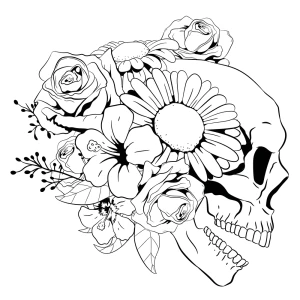 Floral Skull