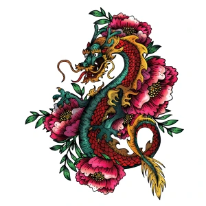 Floral Dragon